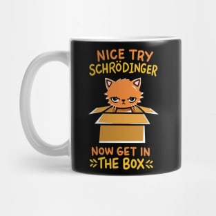 Quantum physics gift for a schrodinger fan Mug